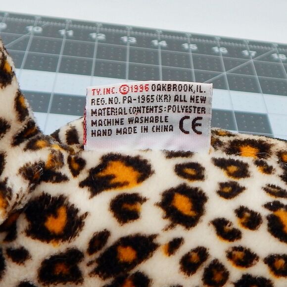 TY Pillow Pals Speckles The Leopard 1996 Plush Stuffed Animal 15 Inch - Picture 9 of 12